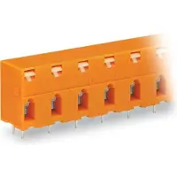 Wago 741-603 Leiterplattenklemme,Drücker,2,5 mm2,orange 741603 - 40 Stück