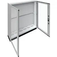 Hager FR26K1 Schrank, univers, IP55/I, 1850x1550x275mm + 100mm Sockel, Klarsichttür