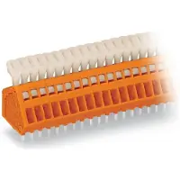 Wago 233-548 Leiterplattenklemme,Drücker,0,5 mm2,orange 233548 - 10 Stück
