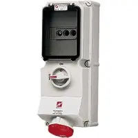 MENNEKES 5628A Wanddose DUO,32A5p6h400V,IP44