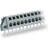Wago 231-611/023-000 Leiterplattenklemme,2,5 mm2,Rastermaß 5 mm,grau 231611023000 - 25 Stück