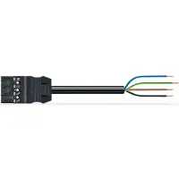 Wago 771-9994/206-301 konfektionierte Anschlussleitung,Eca,Stecker/offenes Ende,schwarz 7719994206301