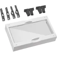 Hager UC11BAKL Bausatz, universN, 150x250mm, Berührungsschutzabdeckung klarsicht