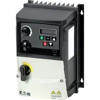 Eaton 199394 Frequenzumrichter, 115 V AC, 1-phasig, 2.3 A, 0.37 kW, IP66/NEMA 4X, 7-Segment-Anzeige, Lokale Bedienelemente, zusätzlicher