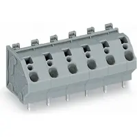 Wago 745-202/005-000 Leiterplattenklemme,4 mm2,Rastermaß 10 mm,grau 745202005000 - 90 Stück