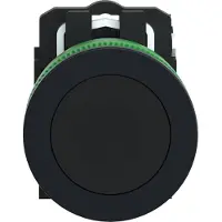 Schneider Electric XB5FA21 Drucktaster, Harmony XB5F, Kunststoff, 30mm, schwarz, unbeschriftet, tastend, 1S