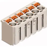 Wago 2092-1124/000-9504 1-Leiter-Federleiste,Drücker,Push-in CAGE CLAMP,lichtgrau 209211240009504 - 200 Stück