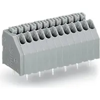 Wago 250-1411 Leiterplattenklemme,Drücker,0,5 mm2,grau 2501411 - 40 Stück