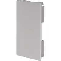 Hager FB8013067030 Endstück halogenfrei zu Leitungsführungskanal FB 80x130mm steingrau