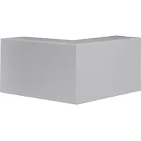 Hager FB8013037030 Außeneck aus Grundprofil aus PVC zu FB 80x130mm steingrau