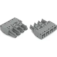 Wago 770-244/062-000 Buchsenteil Kod.B 4P. 2L grau