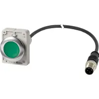 Eaton Drucktaste, flach, rastend, 1 S, Kabel 185997