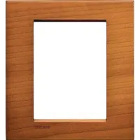 Legrand LNA4803LCA Abdeckrahmen LIVINGLIGHT für Kompaktinstallation, 3-modulig, Farbe: Kirsche