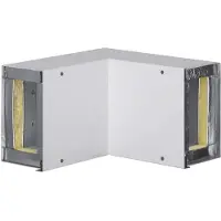 Hager R3051VERZ Inneneck zu Brandschutzkanal FWK 3E Funktionserhalt E30 100x160mm verzinkt