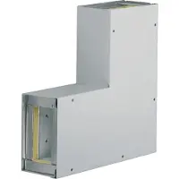 Hager R3025VERZ Flachwinkel zu Brandschutzkanal FWK 3E Funktionserhalt E30 50x60mm verzinkt