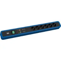 Bachmann 350.304 PRIMO 2 6xCEE7/3 1xGVS 1xSchalter 2m CEE7/7 RAL5010 350304