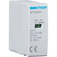 Hager SPC023N Steckmodul T3 1P Uc 264V In 5kA Uoc 6kV Up 1.25kV