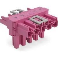 Wago 770-1643/080-000 T-Verteiler,5-polig,Kod. B,pink 7701643080000 - 50 Stück