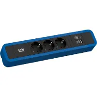 Bachmann 350.308 PRIMO 2 3xCEE7/3 1xUSB A/C 22W 2,0m CEE7/7 RAL5010 350308