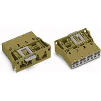 Wago 770-774 Snap-In-Stecker,4-polig,Kod. B,hellgrün 770774 - 100 Stück