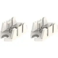 Wago 770-1627 Montageplatte,2-polig,für Verteiler,weiß 7701627 - 25 Stück