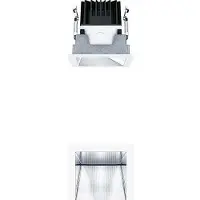 Zumtobel 60818705 LED Decken-Einbauleuchte P-INF Q100WW 1300-927-65 LDO AL WH