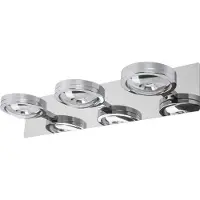 MEGATRON Tre Punto LED-Wandleuchte, chrom