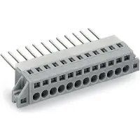 Wago 731-137/048-000 Durchführungsklemme,Leiter-/Wickelstiftanschluss,Blechdicke 1,5 mm,grau 731137048000 - 25 Stück