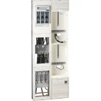Hager UF52W3 Wandler-und Messfeld,UniN,NAR NH1-SIUT,MoPl für Wandler,AAR NH1-SLTS,ohne Prüfkl