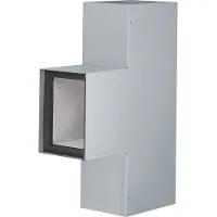 Hager L6876VERZ T-Stück zu FWK 30 I90 100x260mm verzinkt
