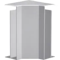 Hager LF6019047030 Inneneck halogenfrei zu Leitungsführungskanal LF/FB 60x190mm steingrau