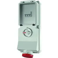 MENNEKES 7221 Wanddose DUO, 63A4p6h400V, IP44