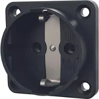 MENNEKES Anbausteckdose IP54 50x50mm ger sw Kst