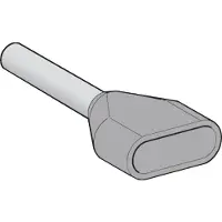 Schneider Terminalrør 2,5mm² Dobbelt - længde 13mm - (50 stk.)