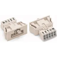 Wago 890-2115 Snap-In-Stecker,5-polig,Kod. I,blau 8902115 - 50 Stück