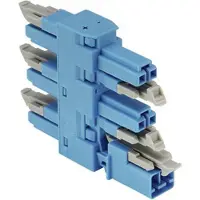 Wago 890-1907 5-fach-Verteiler,2-polig,Kod. I,blau 8901907 - 50 Stück