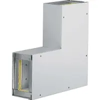 Hager R3035VERZ Flachwinkel zu Brandschutzkanal FWK 3E Funktionserhalt E30 50x110mm verzinkt
