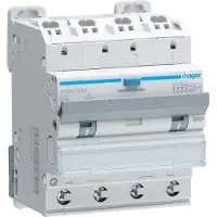 Hager ADM410QC Fehlerstrom-Leitungsschutzschalter 4P 6kA B-10A 30mA Typ A QC/QB