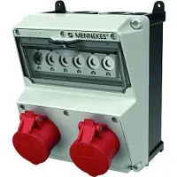 MENNEKES 920016 AMAXX Steckdosen-Kombination, IP44