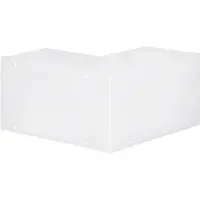 Hager L69129016 Außeneck zu Brandschutzkanal FWK 90 Funktionserhalt E60/E30 50x60mm verkehrsweiß