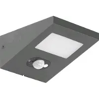 Brumberg 65291103 LED-Solarwandanbauleuchte 1,4 W, 3.000 K, graphit struktur, IP54, schaltbar