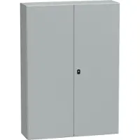 Schneider Electric NSYS3D141030D PanelSeT S3D Volltür ohne Montageplatte H1400xB1000xT300 IP55 IK10 RAL7035.
