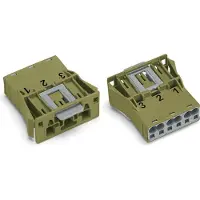 Wago 770-773 Snap-In-Stecker,3-polig,Kod. B,hellgrün 770773 - 100 Stück