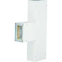 Hager R30369010 T-Stück zu FWK 3E E30 50x110mm reinweiß