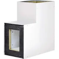 Hager L69659010 Flachwinkel FWK 90 E90/E30 100x160 rweiß