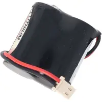AccuCell Batterie passend für Visonic 103-302891, 103-302915, GP2CR123A-C Batterie 6 Volt 1400mAh