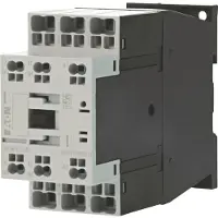 Eaton 199663 Leistungsschütz, 3-polig, 380 V 400 V 4 kW, 1 S, 1 Ö, 220 V 50/60 Hz, Wechselstrombetätigung, Push-in-Klemmen DILM11-11(220V50/60HZ)-PI