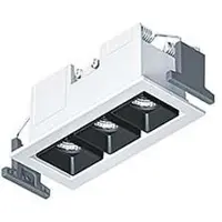 Zumtobel 60210978 LED-Deckeneinbauleuchte SUI DF3 1100-940 LDO FL BK WH