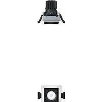 Zumtobel 60816936 LED Decken-Einbauleuchte PANOS INF Q68V 10W 940 LDO FL-BK WH