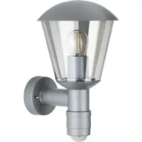 Albert 691855 Wandleuchte Typ Nr. 1855 - Farbe: silber, mit BWM, für 1 x Lampe, E27